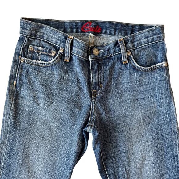 Blue Cult  Bootcut Jeans Women's Sz 27 Low Rise Vintage Y2K 90s Cowgirl Western - Picture 2 of 14